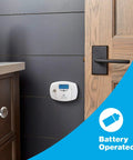 Wall-mounted Three Pack Battery Operated Carbon Monoxide Detector With Digital Display And Peak Memory Electrochemical Sensor 85dB Alarm