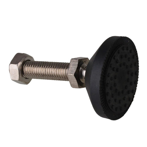 Straight Up Durable Adjustable Furniture Glides With M12 Thread And Heavy Duty Nylon Metal For Rock Solid Chair Table Leveling Smooth Floor Protection Pack Of Eight, M12 threaded foot.