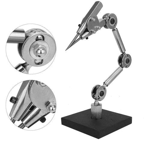 Must-Have Jewelry Welding Fixture Table Clip For Soldering Repair Work With Adjustable Angles, showing detailed joint mechanism and stable base.