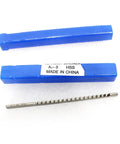 3mm Push Type Keyway Broach Set in High Speed Steel for CNC Machines with blue protective case, made in China