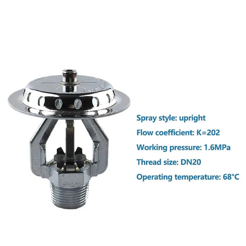 Premium All-Copper ESFR Fire Sprinkler Nozzle With Early Suppression Rapid Response Technology In Upright Config Featuring Fusible Alloy Link And 202 Degree Celsius Rating For Serious Commercial Protection Totally Badass And Built To Last, showing upright design and threaded base.
