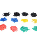 Solid 530 Piece Heat Shrink Tube Set With Color Nylon Tubing For Electrical Wire Wrap Repair And Circuit Wiring Harness Fix Kit Multiple Sizes Colors, assorted sizes