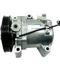 Easy Install Bolt On A C Air Conditioning Compressor Pump With SS96 Pulley PV4 For Smart Fortwo Coupe 451 1.0L, silver metal