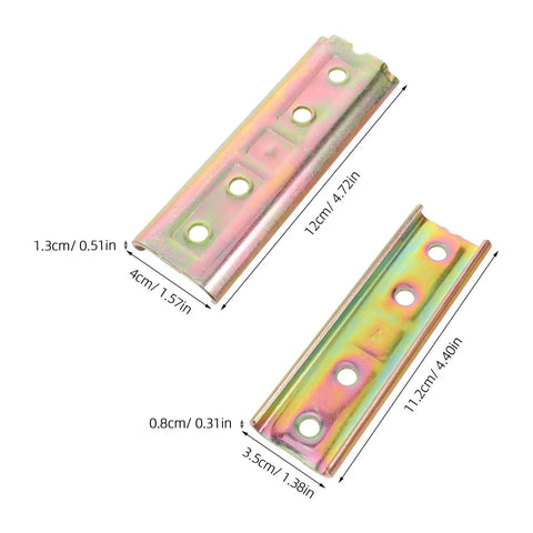 Sectional Sofa Connectors For Stable Interlocking In Small Apartments, 2 Pack Iron Couch Frame Hardware, Burrfree Surfaces, Quick Snap