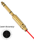 22LR Red Laser End Barrel Bore Sight Sighter For Wheelguns Pistols Rifles And Air Guns Easy To Fit Brass Construction Class IIIA 5mW