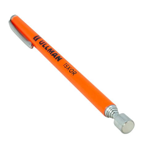 High Visibility Orange Magnetic Pick Up Tool With Telescoping Reach And Pocket Clip For Go To Mechanics And DIY Pros Lifts Up To One And A Half Lbs From 5 9/16 Inches To 25 9/16 Inches