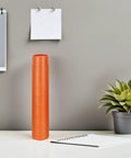 Adjustable Telescoping Poster Tube 52 to 95 cm for Posters, Blueprints and Artwork on office desk with plant and notebook