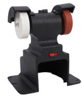 Heavy Duty Mini Bench Grinder With Powerful Copper Motor And Coarse Fine Grinding Wheels For Metal Polishing Sharpening Kit compact design with dual grinding wheels.