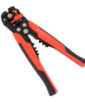Red Automatic Wire Stripping And Crimping Pliers, High Carbon Steel Multi Functional Cable Cutting Tool For Machine Maintenance And Repair Tasks, Efficient Auto Disassembly For Pros.