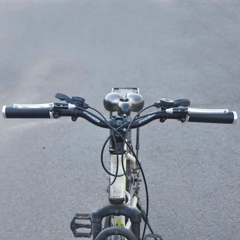 Beefy Aluminum Alloy Flat Bar And Riser Handlebar 25.4mm 600mm Or 31.8mm 620mm For Mountain And Road Bikes on bike