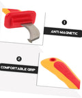 Heavy Duty Wire Stripper With Thick Insulated Handles Top Shelf Electrical Wire Cutter showing anti-magnetic blade and comfortable grip.