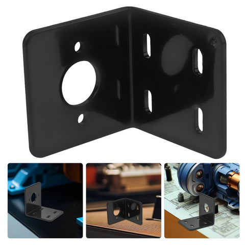 adjustable gear motor mount L-shaped bracket for robotics
