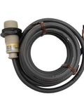 Front view of E2F-X5E1 Proximity Sensor Capacitive Sensor, 1 piece module with cable, non-contact detection, easy install.
