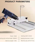 Heavy Duty Shrink Wrap Sealer Machine, 450W To 800W Heat Fuser with handheld gun for quick film sealing and cutting.