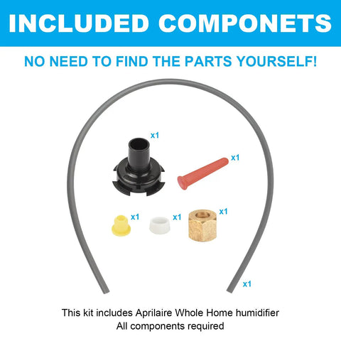 Maintenance Kit With Model 35 Water Panel Replacement Filter For Whole-House Humidifier 600 600A 600M components displayed