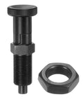 Heavy Duty Built Tough Setup Rock Solid Hold Push Fit Ball Nose Spring Plunger M20x1.5 Thread 10mm Pin Carbon Steel Workshop Hardware Smooth Operation Finish with nut