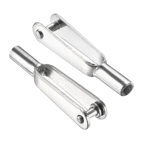 Metal Clevis Quick Link M2 Thread Steel Clevis Self Locking Clip for RC Airplanes Cars Helicopters Models 2mm by 22mm