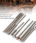 Heavy Duty Sandpaper Clamp Bar 10 Pack Metal Clamp Rod For Grinding Wheel Chuck Secure Grip on workshop table