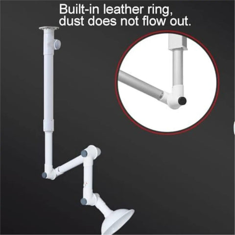 360 Degree Rotating Fume Extraction Hood For Labs And Factories with adjustable arms and leather gasket