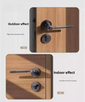 Rolled Flower Privacy Door Lock Knob For Bedroom With Key Universal Fit Heavy Duty Home Security Hardware Accessory In Ancient Silver Finish shown in indoor and outdoor settings