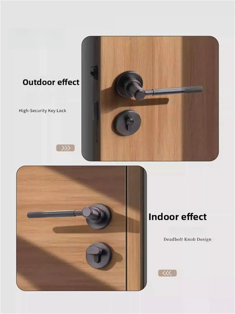 Rolled Flower Privacy Door Lock Knob For Bedroom With Key Universal Fit Heavy Duty Home Security Hardware Accessory In Ancient Silver Finish shown in indoor and outdoor settings