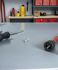 80 Pc Aluminum Rivet Nut Kit For Auto Body Repair Lightweight Dent Puller Set 4Mm Nuts on workshop table with tools