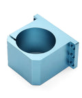 69mm Aluminum CNC Spindle Holder Mount Built For PROVerXL 6050 Plus CNC Machine Beefed Up Stability Quiet Operation Smoother And More Precise Cuts Compatible With 69mm Spindle Motors Or Trimmer Routers, blue aluminum mount