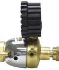 Side view of Patriot Series Acetylene Regulator With A Outlet Connection And CGA200 Inlet, single-stage for welding