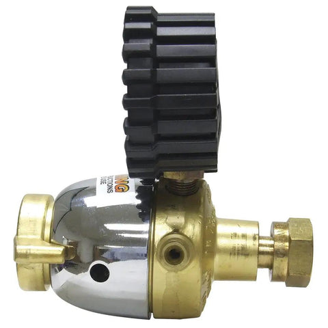 Side view of Patriot Series Acetylene Regulator With A Outlet Connection And CGA200 Inlet, single-stage for welding