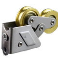Heavy Duty Stainless Steel Sliding Door Track Rollers Paired With Twin Wheel Pulleys for smooth sliding in windows.
