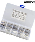 Beefy Retaining Ring Kit Snap Rings 400 Pcs Stainless Steel M1.5 To M15 E Shaped External Rings in storage case
