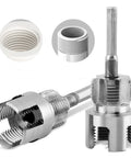 2 In 1 Pipe Threading Tool For Internal And External Threads With Dual End One Half Inch NPT And Three Quarter Inch NPT Dies Works With Power Drills For Fast DIY Plumbing Rethreads No Tool Swapping