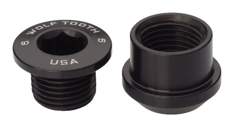 Set Of Four Chainring Bolts And Nuts For 1X Drivetrains With Precision Machined Hardware, 4 Mm Hex Bolt And 6 Mm Hex Nut, 6 Mm Long