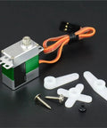 Heavy Duty Micro Digital Servo With Coreless Motor And Tough Metal Casing For MGD Steering Gear Swaps with accessories.