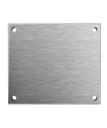 5 Inch Lighted Address Number Mounting Plate In Brushed Nickel, Durable Stainless Steel Back Plate For Five Numbers, Easy Installation