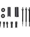 Heavy Duty Internal Bearing Extractor Puller Kit Built For Real Mechanics Needing To Remove Stuck Bearings From Blind Holes In Cars Flywheels Or Bike Hubs Using 23 Millimeter Clamps Made Of Durable Chrome Vanadium Steel Where You Gotta Get Work Done Fast. 5 clamp sizes and puller rods