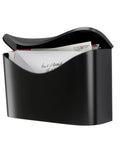 Postino Wall Mount Mailbox In Black With Hinged Lid And Weather Resistant Stainless Steel Dope Curb Appeal For Your Front Door Modern Expanded Envelope Design Easy Mounting Hardware Included Durable Front Door Accessory