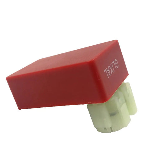 Red GY6 High Performance Beefed Up AC Fired CDI No Rev Limit ignition module for 50cc 125cc 150cc scooters, mopeds, ATVs, go-karts, 6-pin