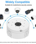 Junction Box Mount For Ubiquiti Unifi Dome Turret And Bullet Cameras G3 G4 G5 G6 AI Pro White Metal Box Accessory showcased