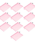 Mesh Zipper Pouch A5 Size File Organizer Bag 10 Pack for Travel On the Go Office School Supplies and Cosmetics 9.4 by 7.1 Inches
