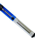 Desoldering Pump Solder Sucker With Anti Static Nylon Tip And Durable Aluminum Housing For PCB Through Hole Joints, side view