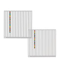Premium Stainless Steel Diamond Painting Rulers with placed gems, 100x50 mm for accurate drill alignment.