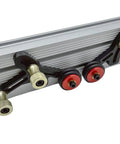 One Way Feeder Stock Guide With Anti Rebound Safety Push Block For Table Saws featuring adjustable miter sliders and durable aluminum components.
