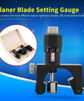 Magnetic Planer Blade Jig Set For Precise Knife Alignment 2 Pack Planer Blade Setter Gauges in display and packaging