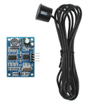 Waterproof Ultrasonic Sensor Module For Arduino With JSN SR04T, circuit board and black transducer with wire, 25cm To 4m Range, IP67 Enclosure