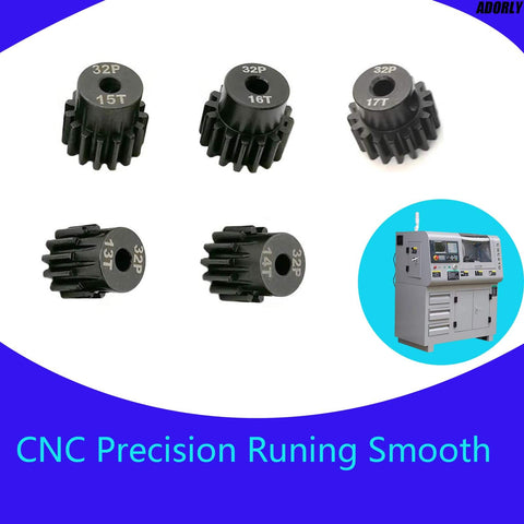 32P 5mm Pinion Gear Set With 13T 14T 15T 16T 17T And Hex Key For Arrma 3S 4S RC Cars Adjustable Gear Ratios Durable Metal Upgrade For Off Road Bashers Including Granite Senton Typhon Kraton Mojave Outcast Fury Quake