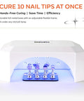 Magnetic Nail Stand For Press On Nails With A Large Flat Metal Base That Holds Ten Tips At Once Stable Holders For Nail Art Practice