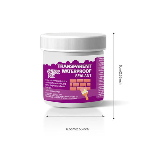 Hella Clear Invisible Waterproof Coating Spray For Walls And Roofs Freaking Tough in a 3.52 oz container for water leakage.