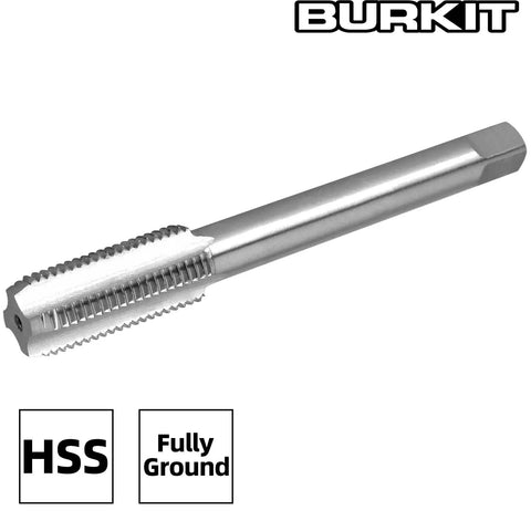 Beefy Pro Grade M12 X 1.25 Right Hand Tap For Metal HSS 6542 High Speed Steel Straight Fluted Machine Tap 12mm Cutting Diameter 1.25mm Pitch