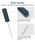 Close-up of Paint Roller Cleaner and Dryer Tool for 9 to 18 Inch Rollers Drill Driver Attachment Pro Roller Washer frame and rod.